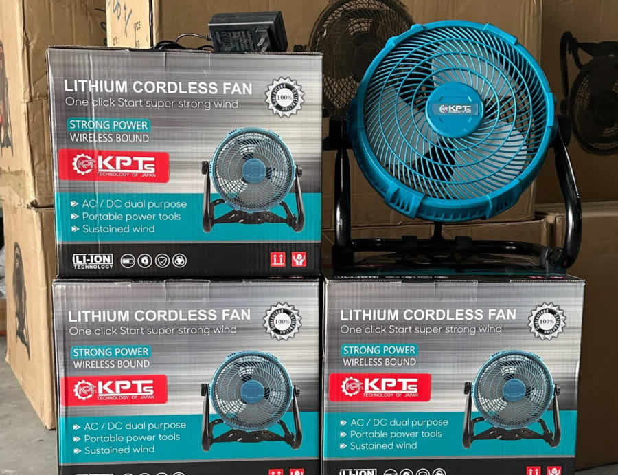 Quạt sạc điện, tích điện